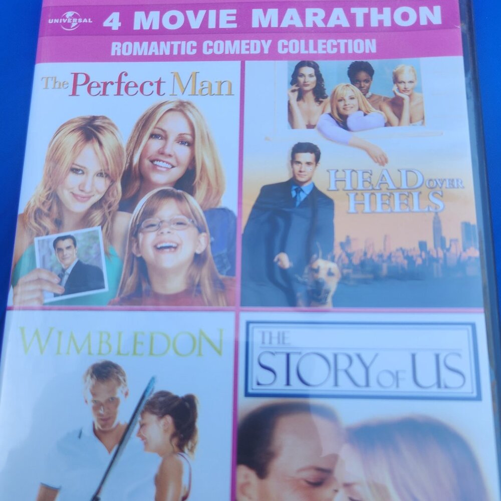 4 Movie Marathon - The Perfect Man. Head over Heel. Wimbledon. The Story of Us